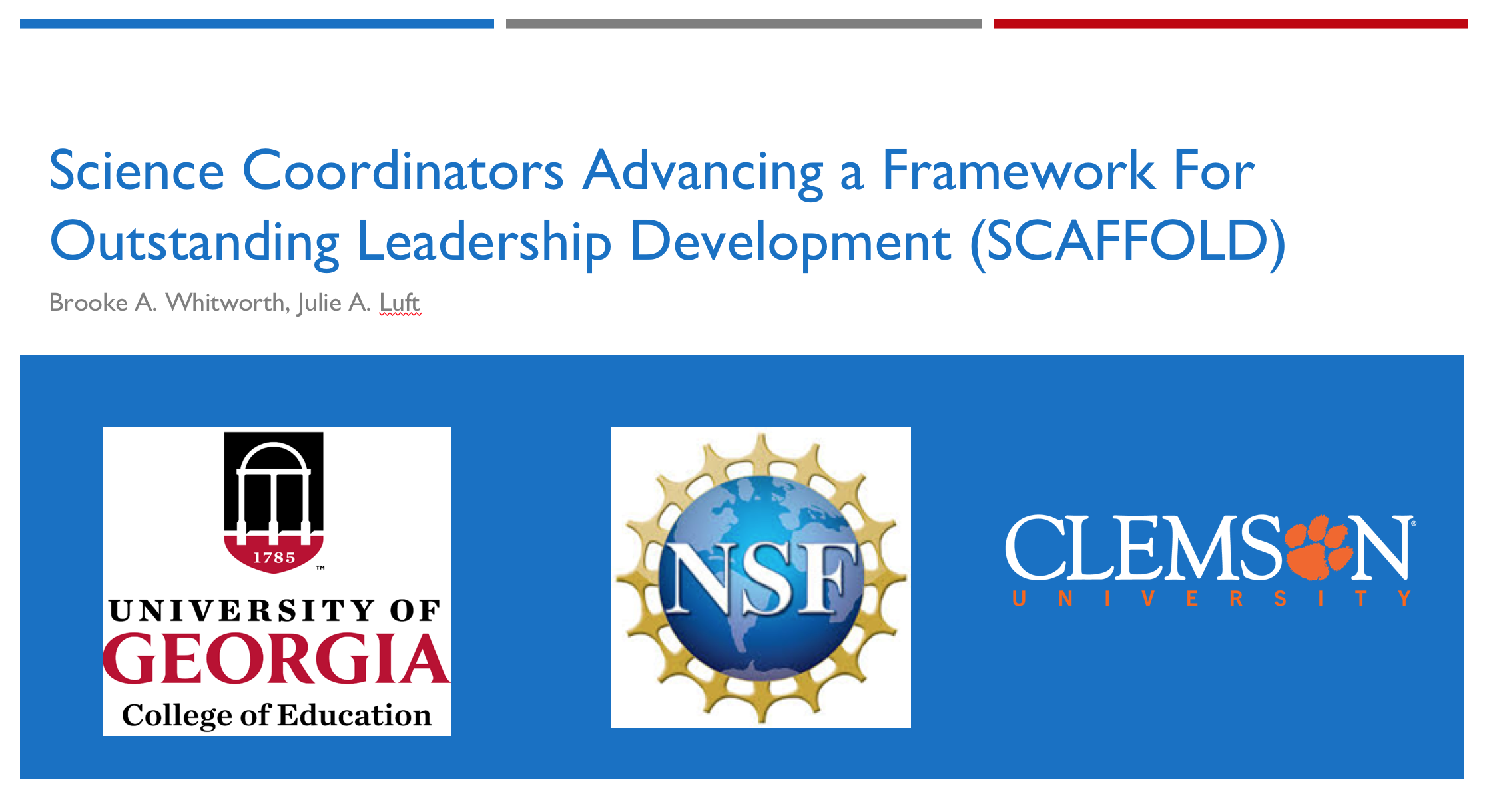 Science Coordinators Advancing a Framework for Outstanding Leadership